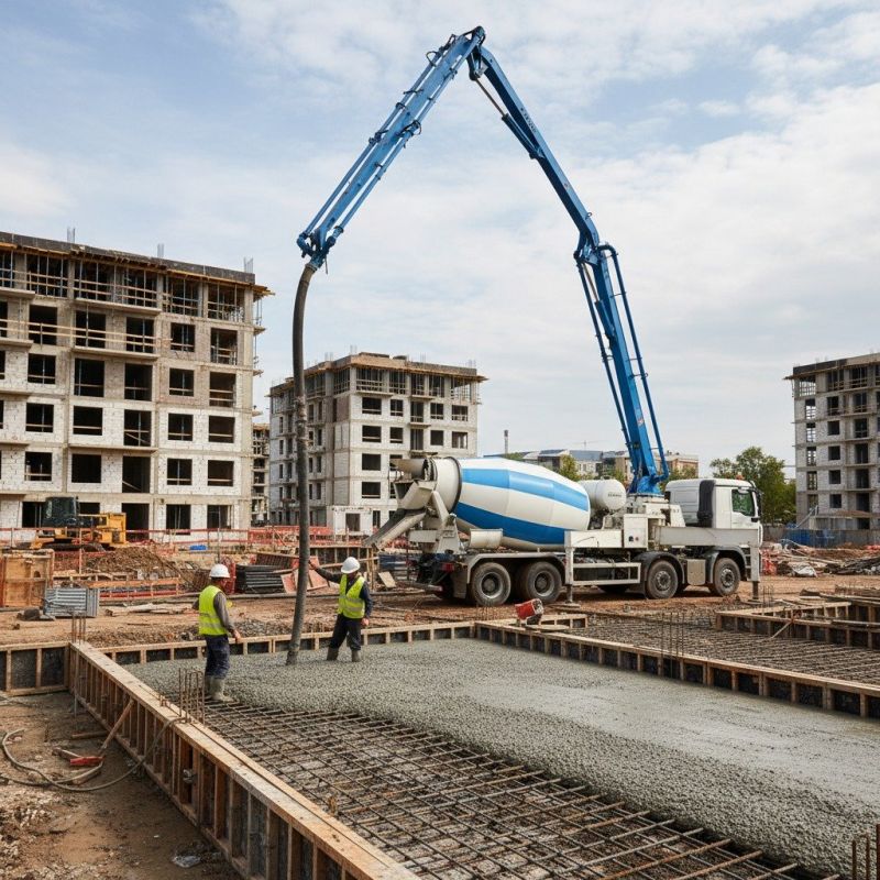 Commercial Concrete Pumping Vs. Traditional Pouring Methods