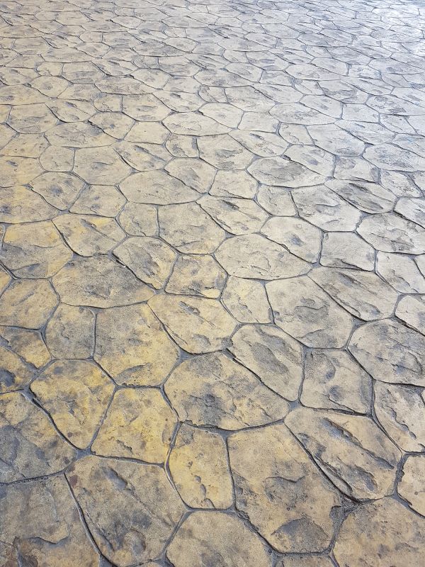 Patterned Concrete Finish